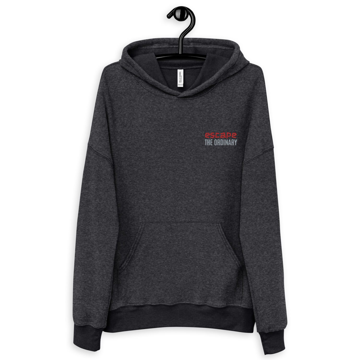 Unisex sueded fleece hoodie ‘Escape the ordinary’