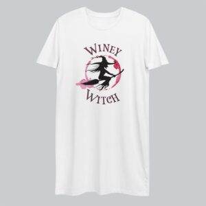 Winey Witch | Organic cotton t-shirt dress
