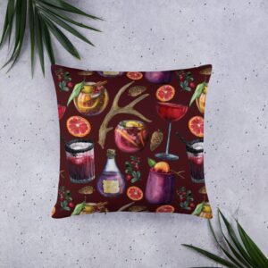 Basic Pillow ‘Witchy Winter – Drinks’