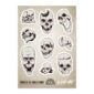 Kiss-cut Sticker Sheet 'Skulls & Sceletons Vol 3'