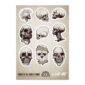 Kiss-cut Sticker Sheet ‘Skulls & Sceletons Vol 5’