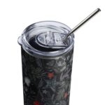 Stainless steel tumbler ‘Witchy Winter – Skulls’
