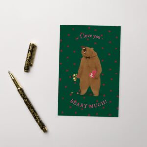 Postcard 'I love You Beary Much!'