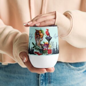Wine tumbler 'Witchy Winter'