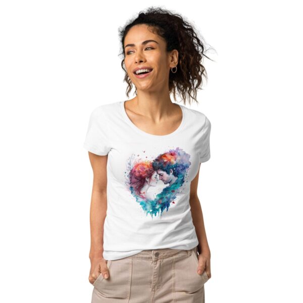 Women’s Organic T-Shirt 'Couple in Love'