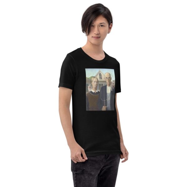 Unisex t-shirt "American meow Gothic"