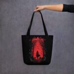 Tote bag "Little Girl into the Red Woods"