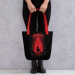 Tote bag "Little Girl into the Red Woods"