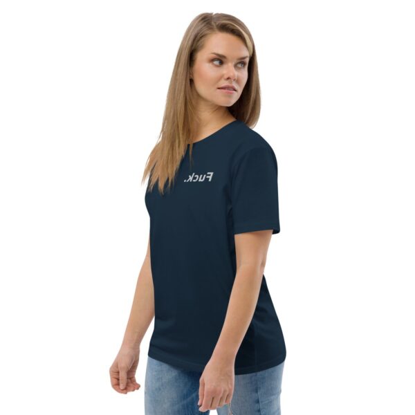 Unisex organic cotton t-shirt "Fuck."