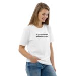 Женская футболка "В доме командовать должен кто-то одна"