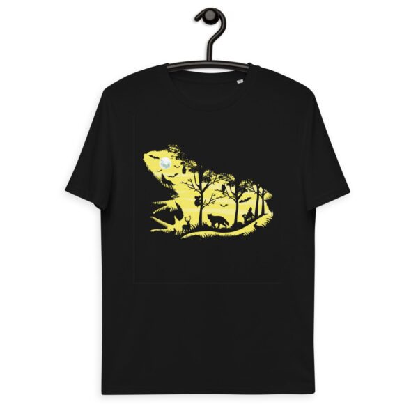 Unisex organic cotton t-shirt "Froggy Night"