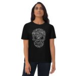 Unisex organic cotton t-shirt "Bicycle Skull"