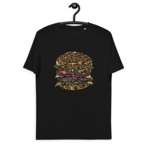 Unisex organic cotton t-shirt "Burger"