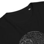 Unisex organic cotton t-shirt "Electric Balance"