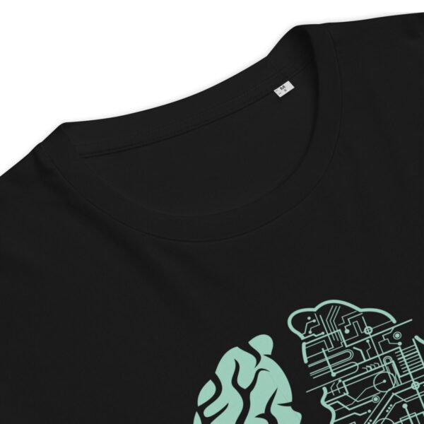 Unisex organic cotton t-shirt "Electric Brain"