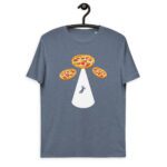 Unisex organic cotton t-shirt "Pizza UFO"