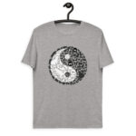 Unisex organic cotton t-shirt "Yin Yang Cats"