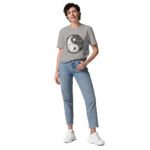 Unisex organic cotton t-shirt "Yin Yang Cats"