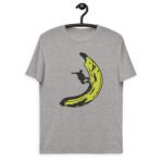 Unisex organic cotton t-shirt "Banana Skateboard"