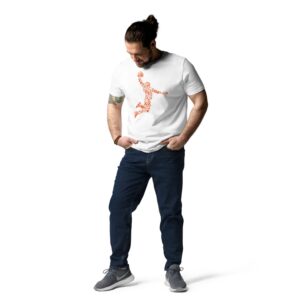 Unisex organic cotton t-shirt "Basketball Player"