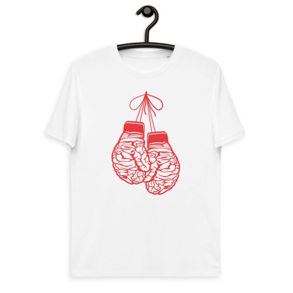 Unisex organic cotton t-shirt "Brain Gloves"