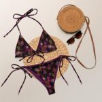 Recycled string bikini "You are a Star"