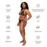 Recycled string bikini "You are a Star" infographic