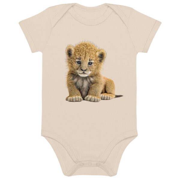 Organic cotton baby bodysuit "Baby Lion"