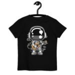 Organic cotton kids t-shirt "Astronaut: Acoustic Guitar"
