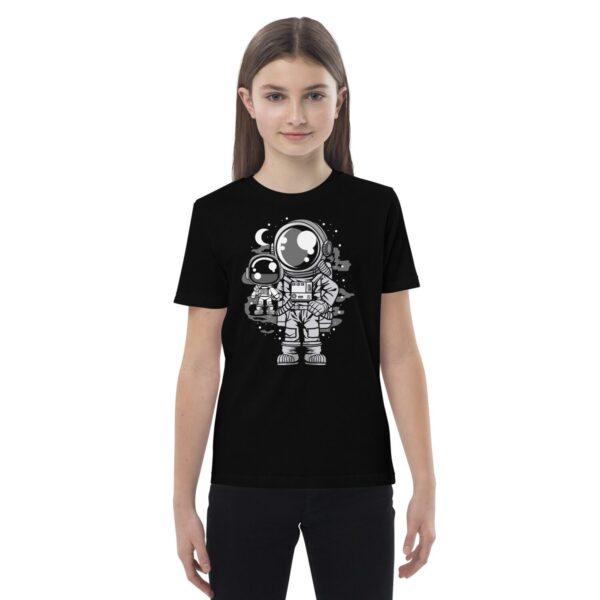 Organic cotton kids t-shirt "Astronaut with Doll"