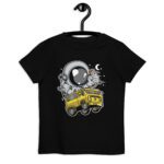 Organic cotton kids t-shirt "Astronaut: Car Racer"