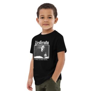 Organic cotton kids t-shirt "Yesferatu"