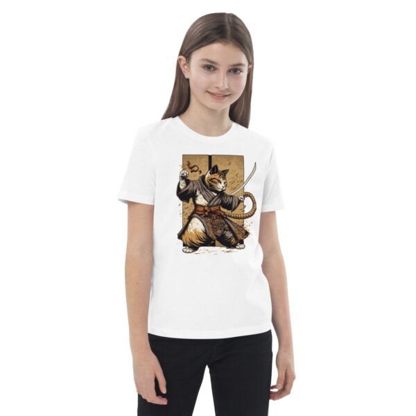 Organic cotton kids t-shirt "Cat Ninja"