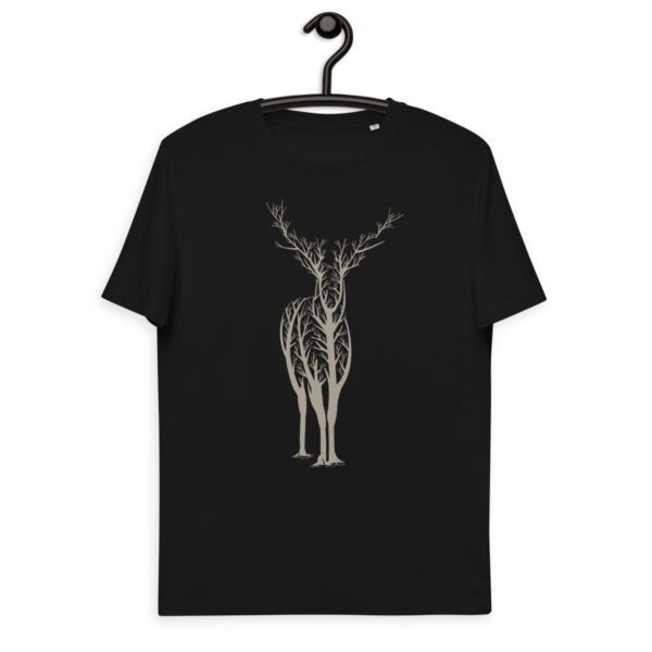 Unisex organic cotton t-shirt "Deer Tree"