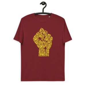 Unisex organic cotton t-shirt "Hand of Revolution"