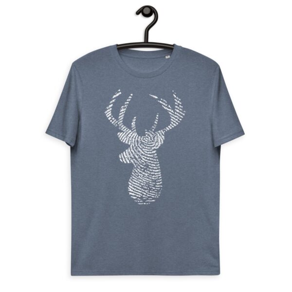 Unisex organic cotton t-shirt "Deer Fingerprint"