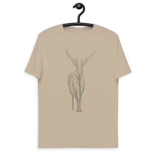 Unisex organic cotton t-shirt "Deer Tree"