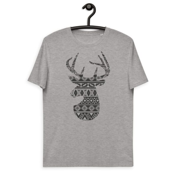 Unisex organic cotton t-shirt "Deer Ornament"