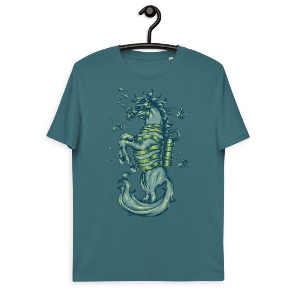 Unisex organic cotton t-shirt "Seahorse"