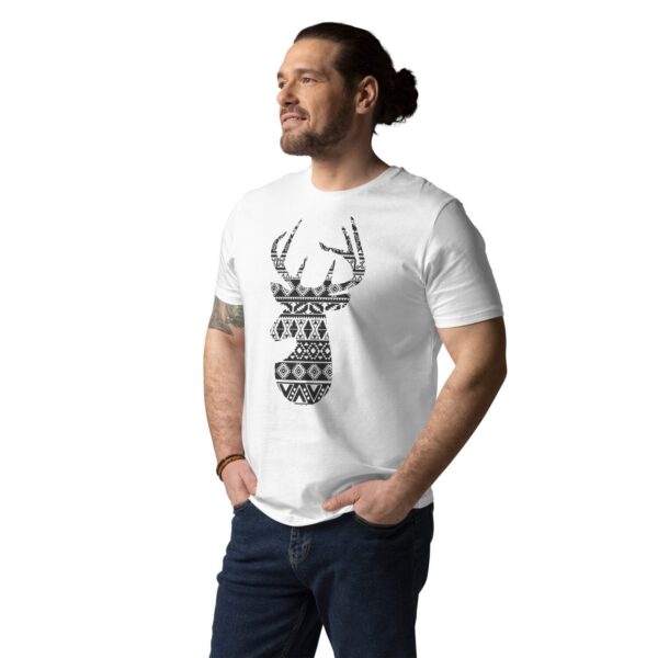 Unisex organic cotton t-shirt "Deer Ornament"