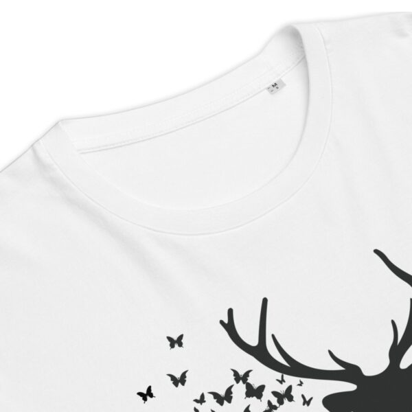 Unisex organic cotton t-shirt "Deer Butterfly"