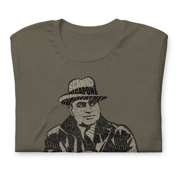 Buy Unisex t-shirt with Al Capone Calligram print