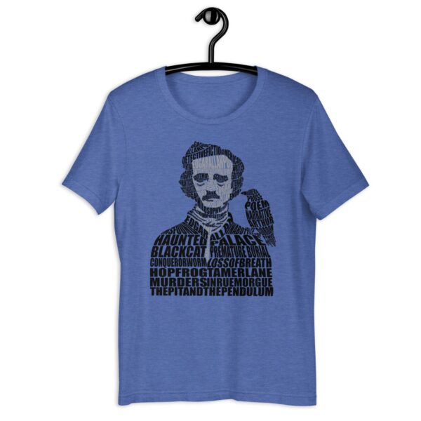 Unisex t-shirt "Edgar Alan Poe Calligram"
