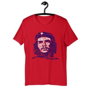 Buy Unisex t-shirt with Che Guevara Calligram print