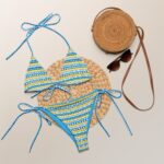 Recycled string bikini "Sea Life"