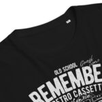 Unisex organic cotton t-shirt “Retro Cassettes / Vintage Serie”