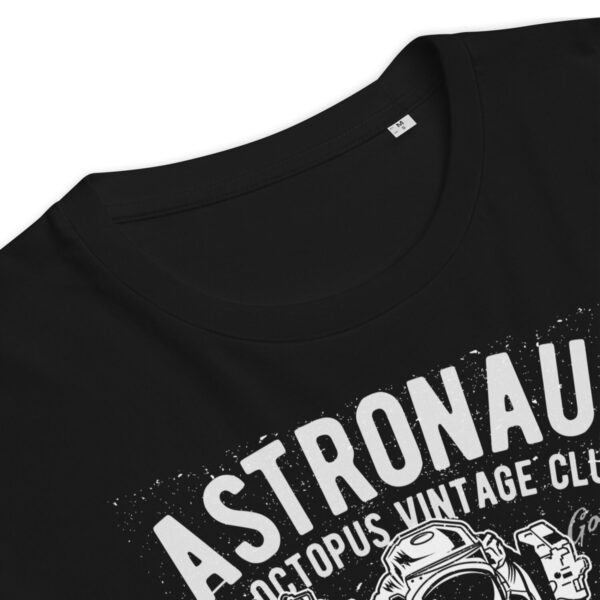 Unisex organic cotton t-shirt Astronaut Octopus / Vintage