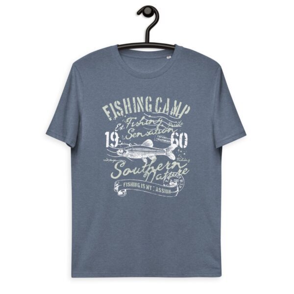 Unisex organic cotton t-shirt "Fishing Camp / Vintage Serie"