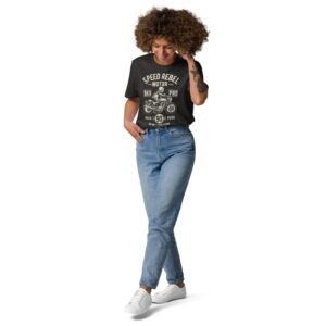 Unisex organic cotton t-shirt “Speed Rebel Motor / Vintage Serie”