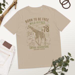 Unisex organic cotton t-shirt “Safari Adventure / Vintage Serie”